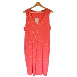 Boden Melinda Cotton Blend Jersey Dress Sleeveless New With Tag Size 12